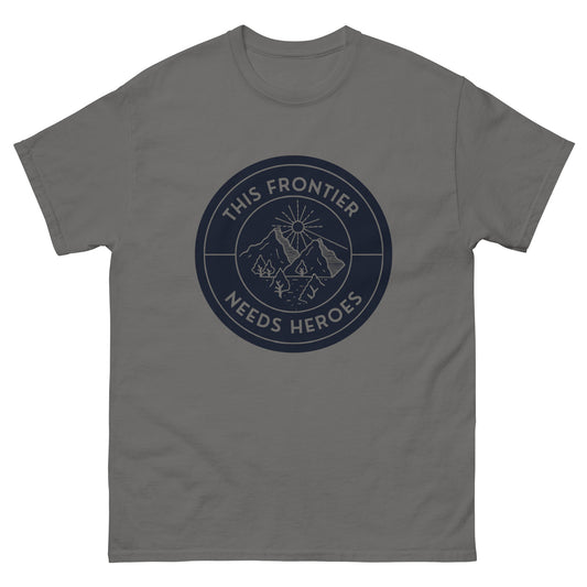 This Frontier Needs Heroes — Men's Classic Tee (Charcoal)