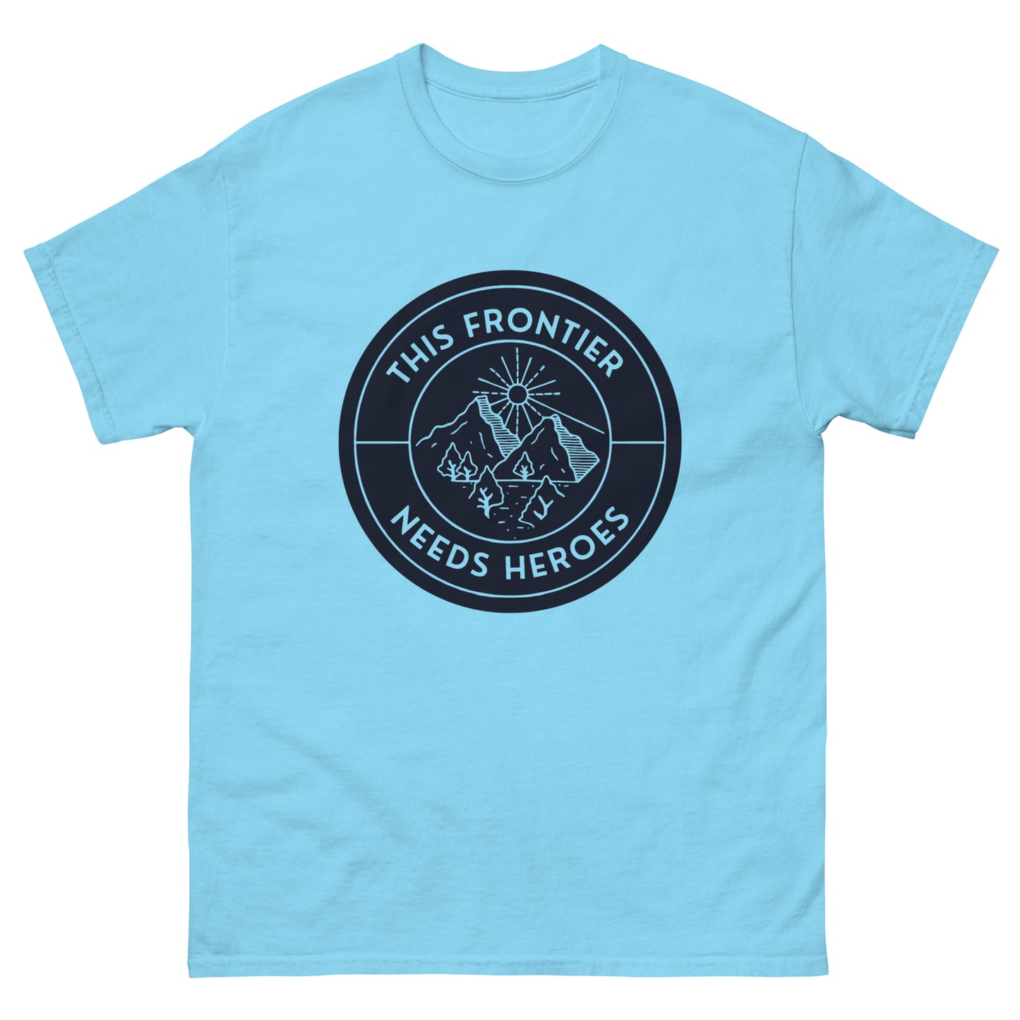 This Frontier Needs Heroes — Men's Classic Tee (Charcoal)