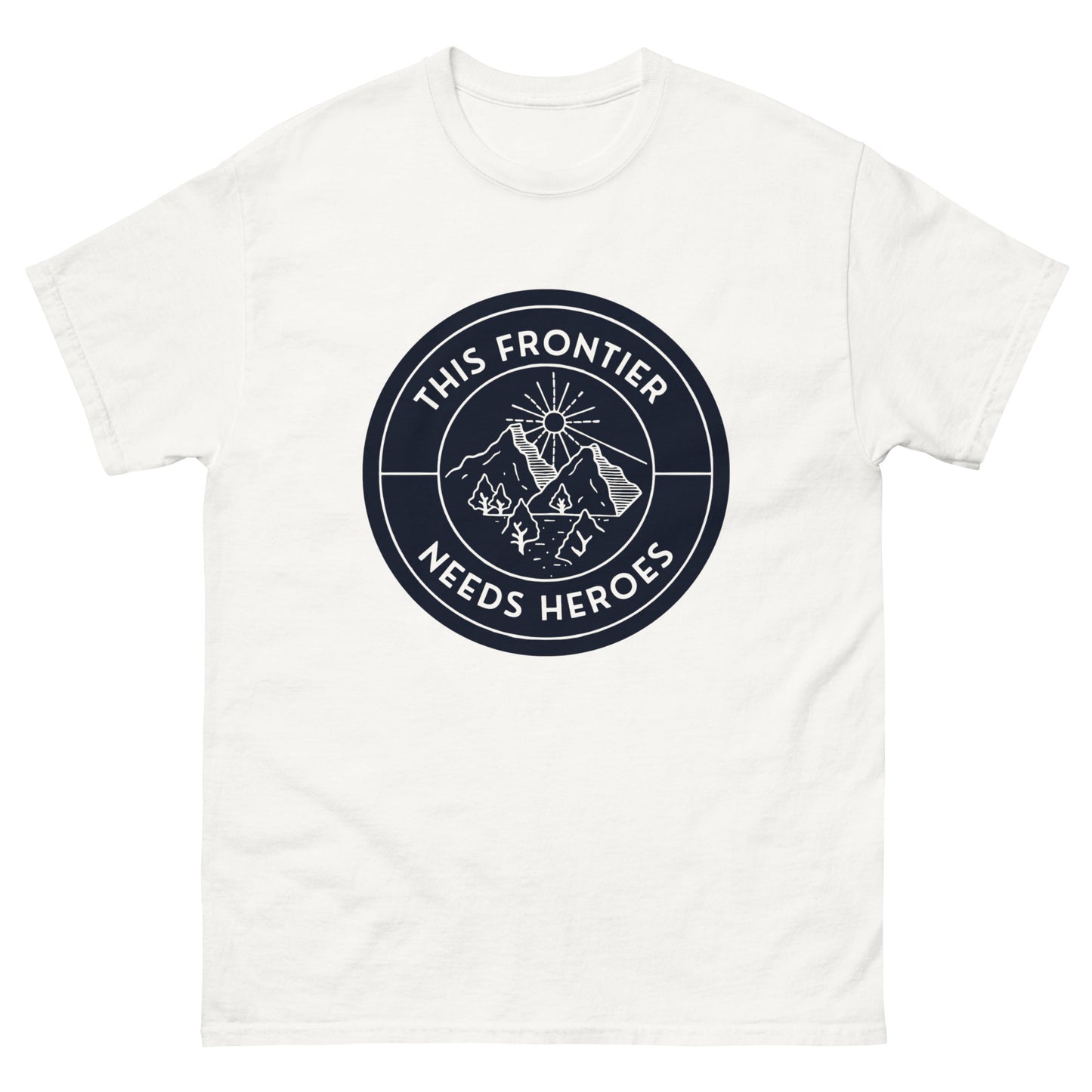 This Frontier Needs Heroes — Men's Classic Tee (Charcoal)