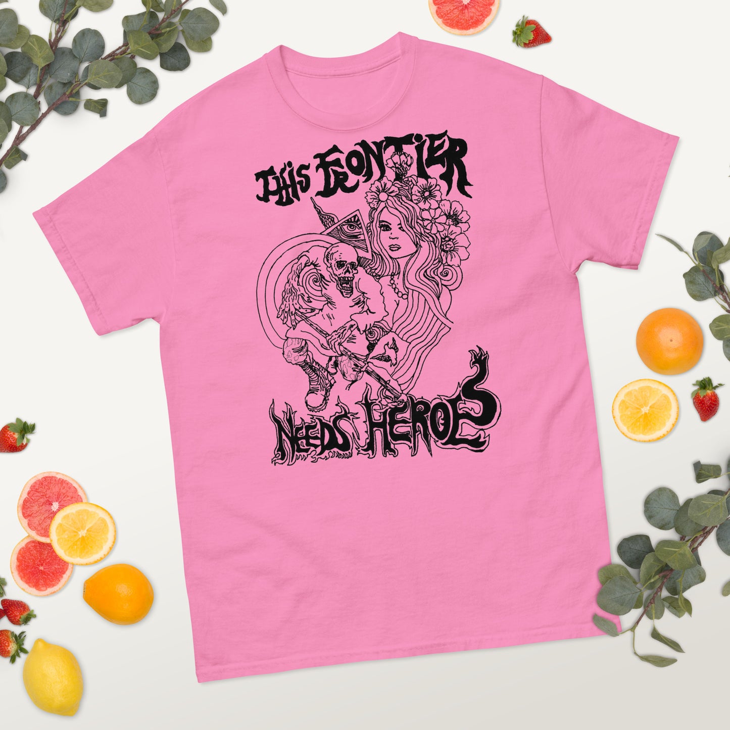 "This Frontier Needs Heroes" Men's classic tee