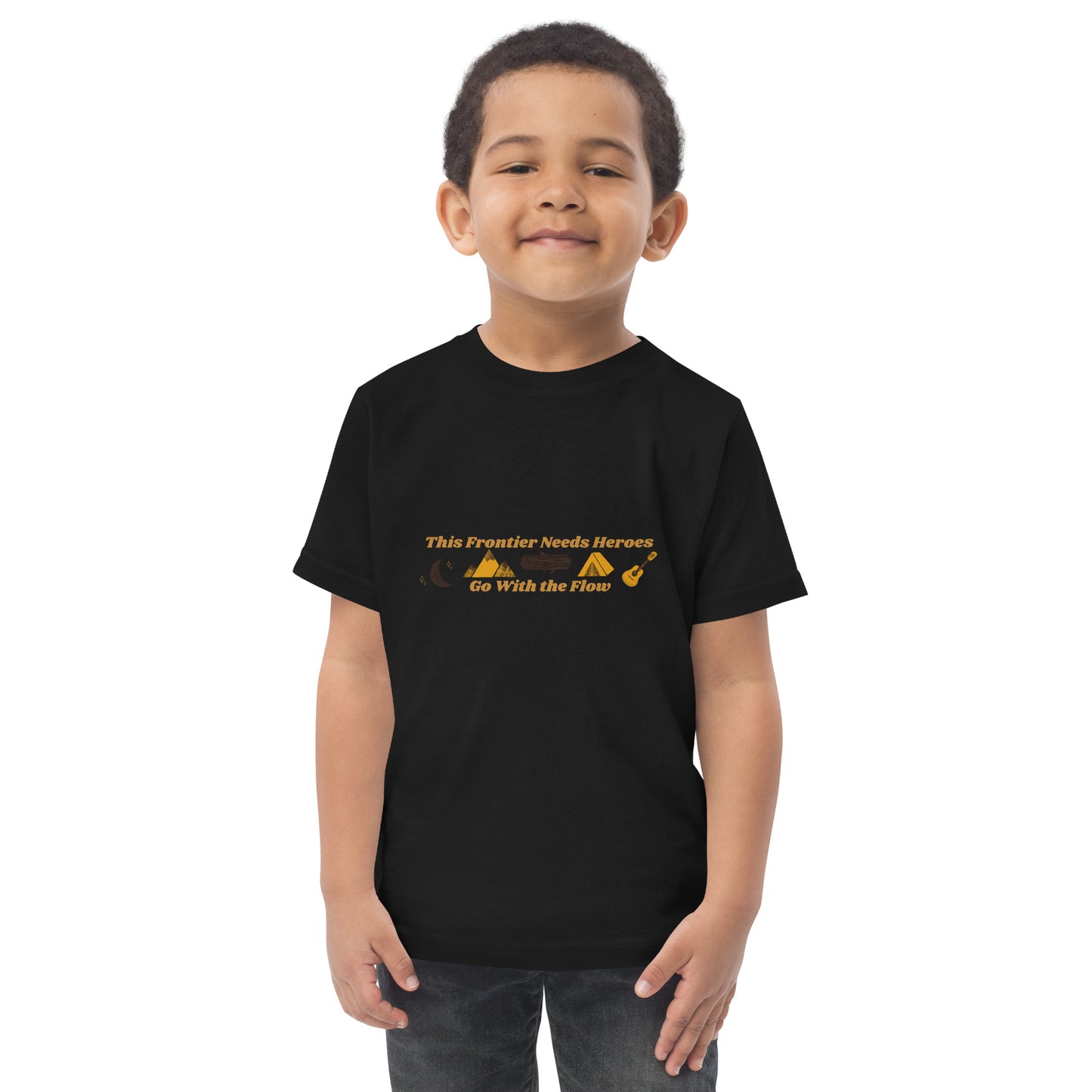 "Go With the Flow" Toddler jersey t-shirt