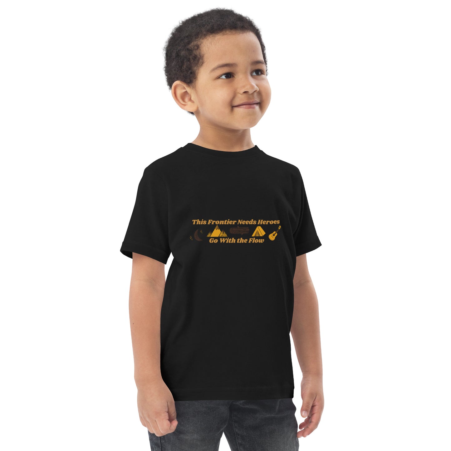"Go With the Flow" Toddler jersey t-shirt