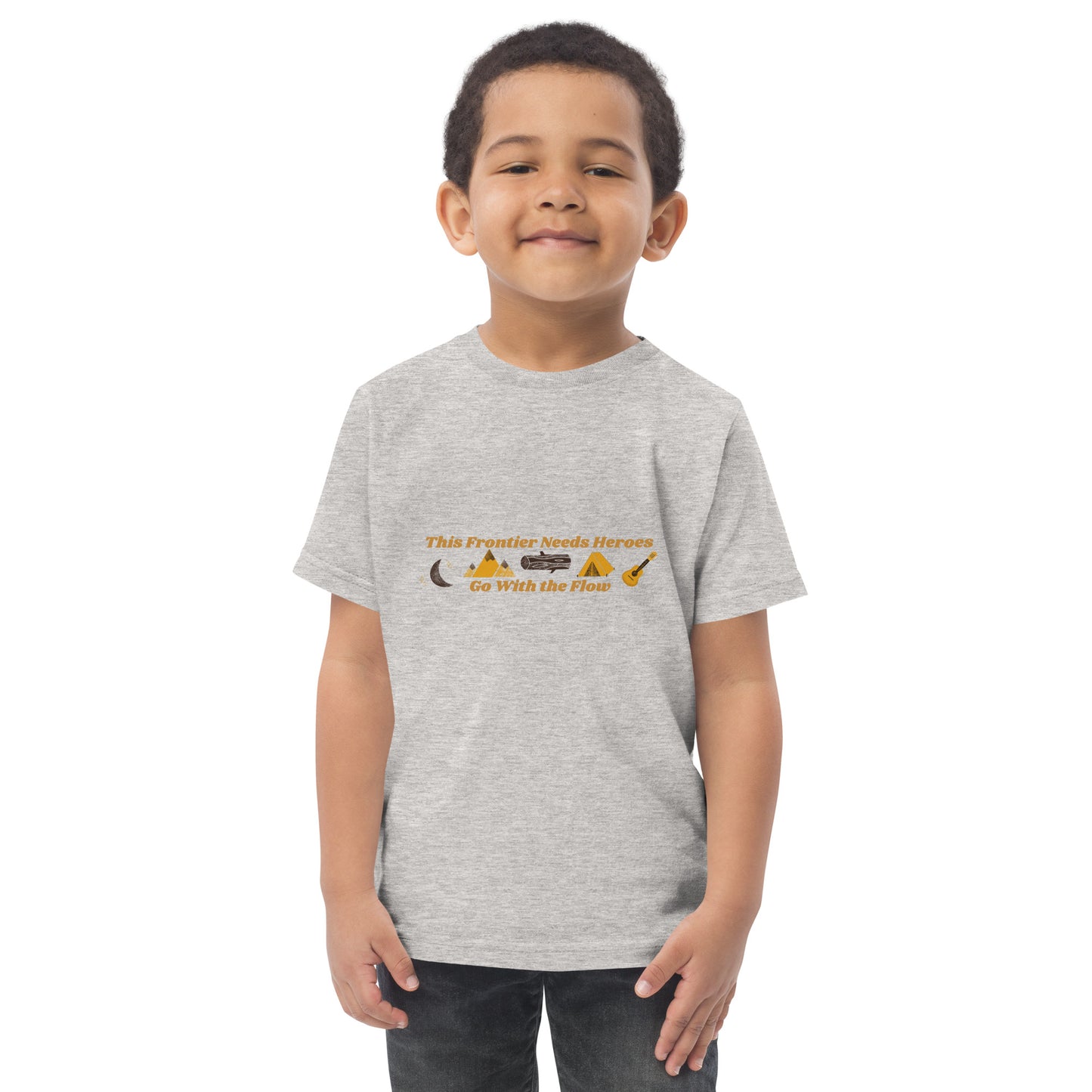 "Go With the Flow" Toddler jersey t-shirt