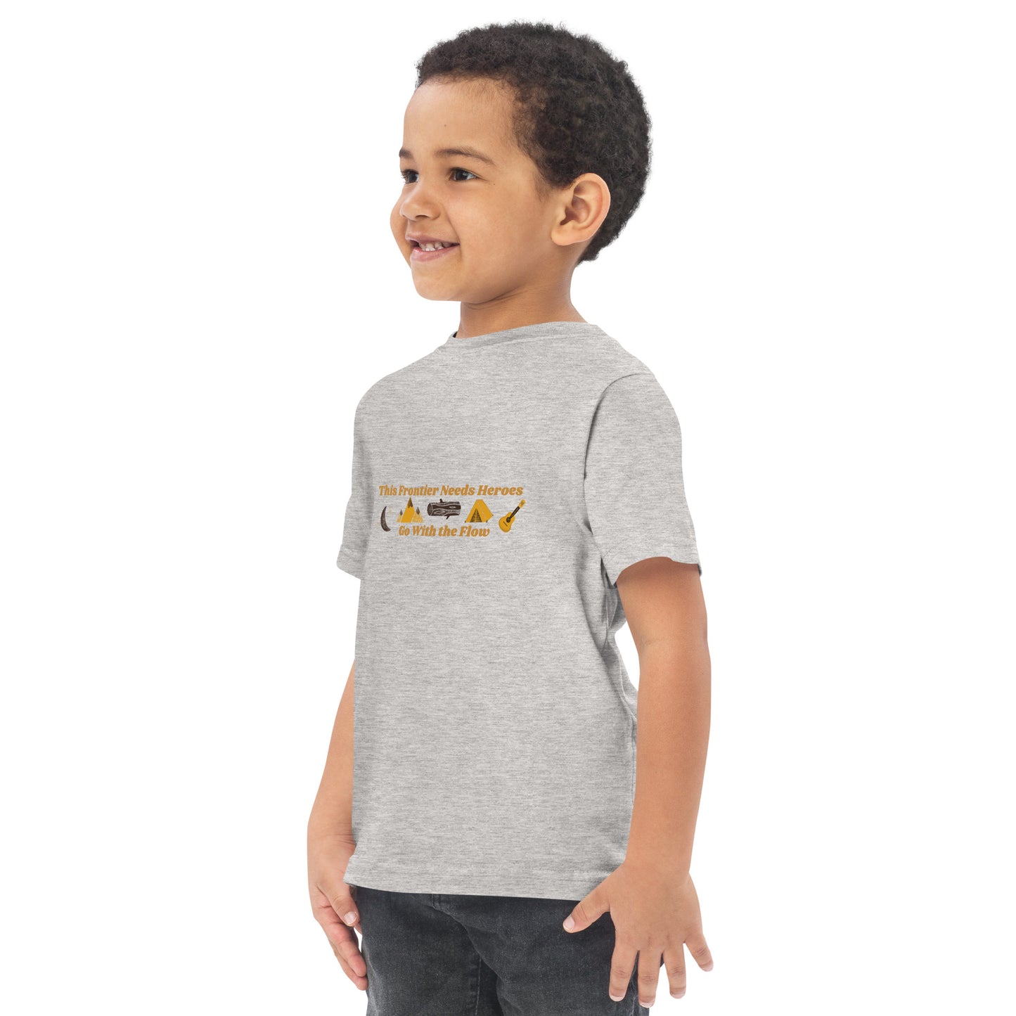 "Go With the Flow" Toddler jersey t-shirt