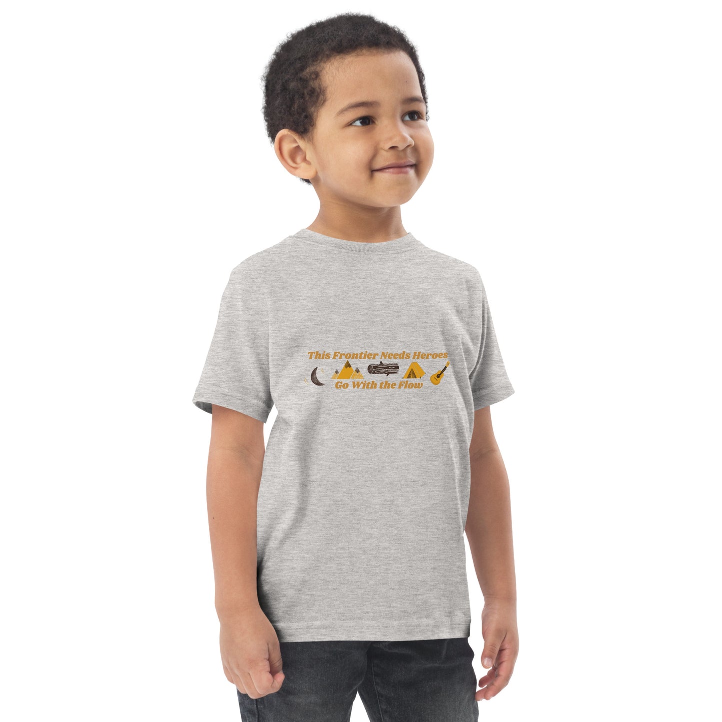 "Go With the Flow" Toddler jersey t-shirt