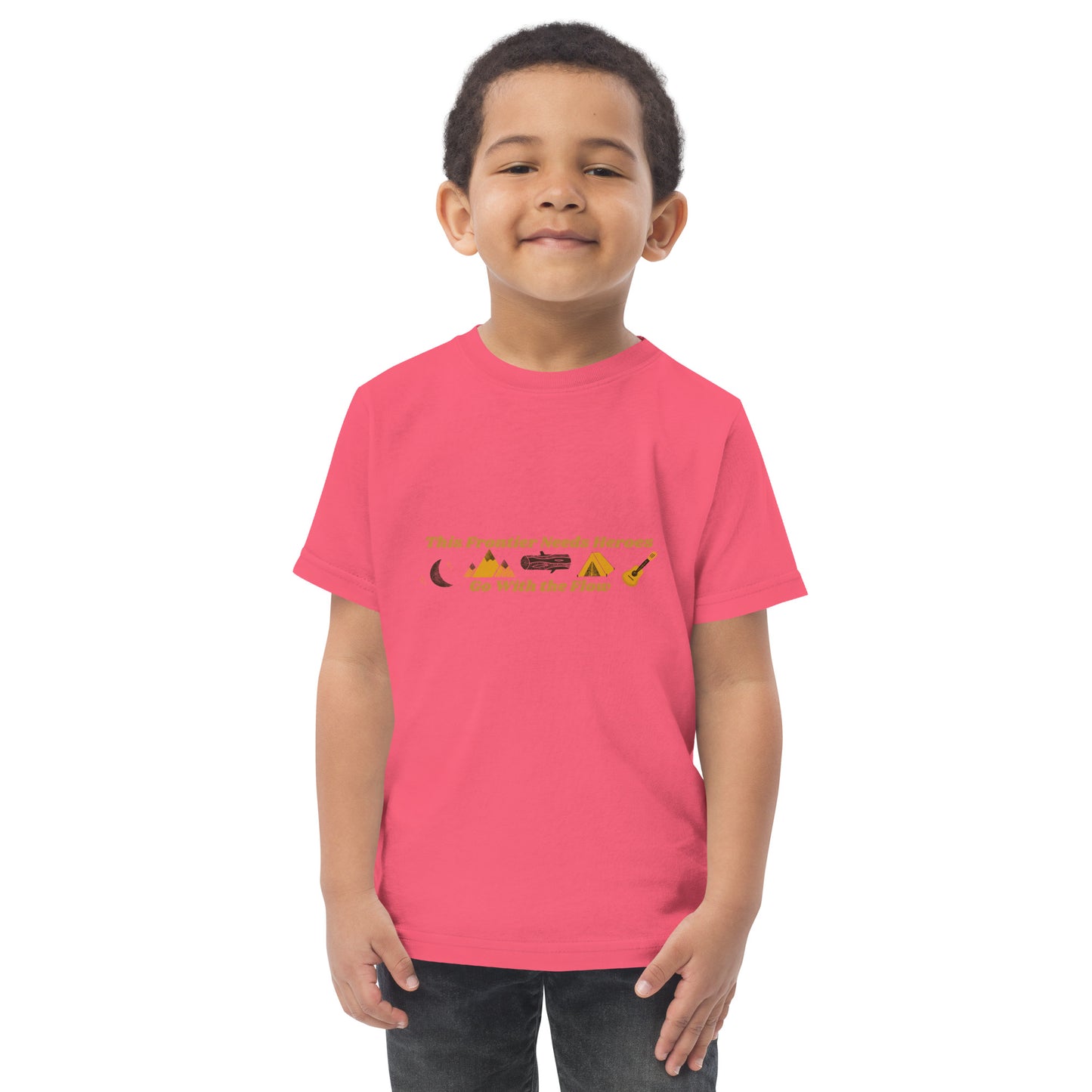 "Go With the Flow" Toddler jersey t-shirt
