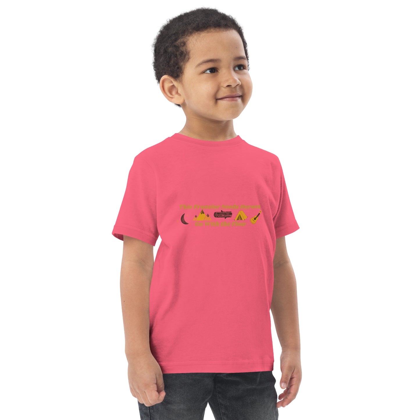 "Go With the Flow" Toddler jersey t-shirt