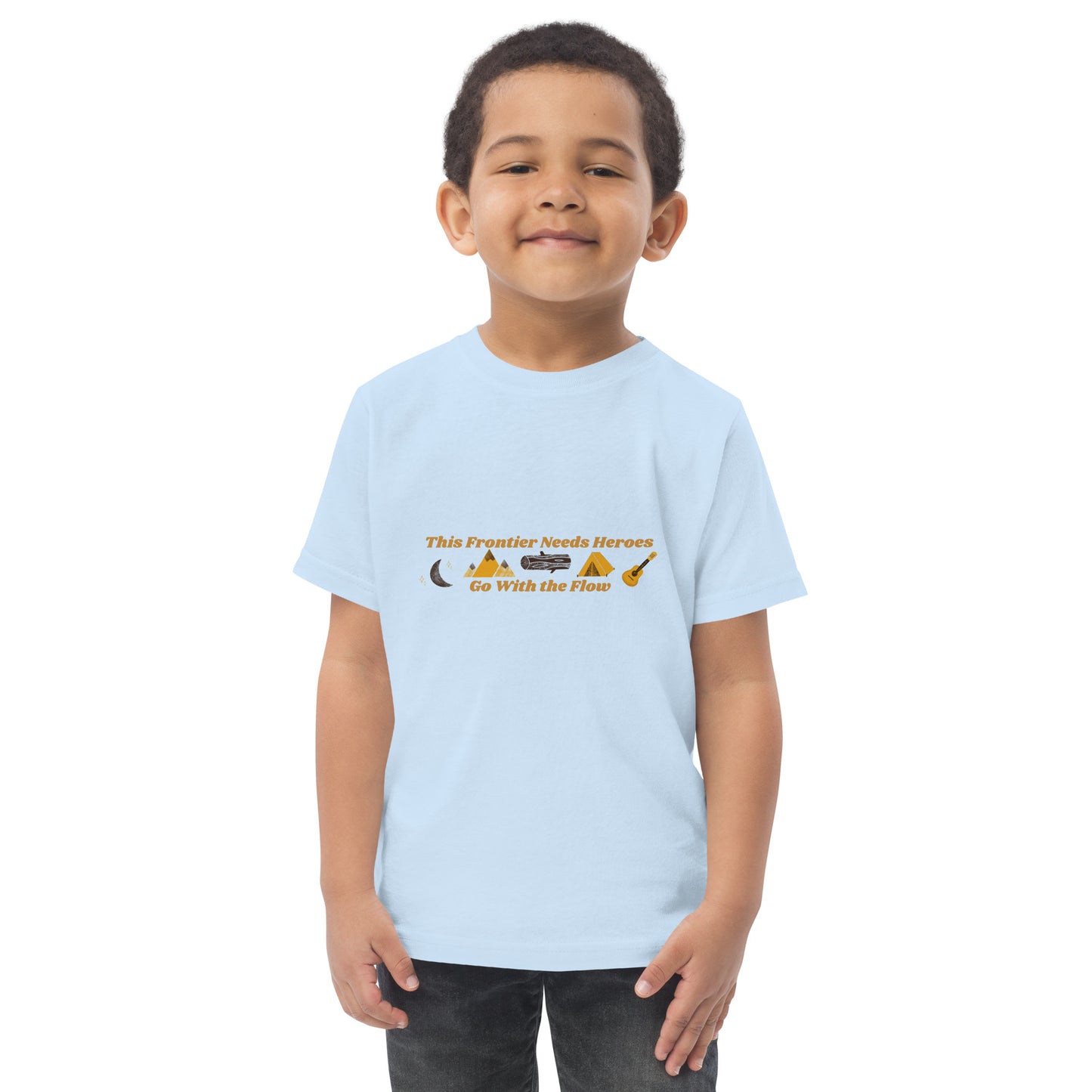 "Go With the Flow" Toddler jersey t-shirt