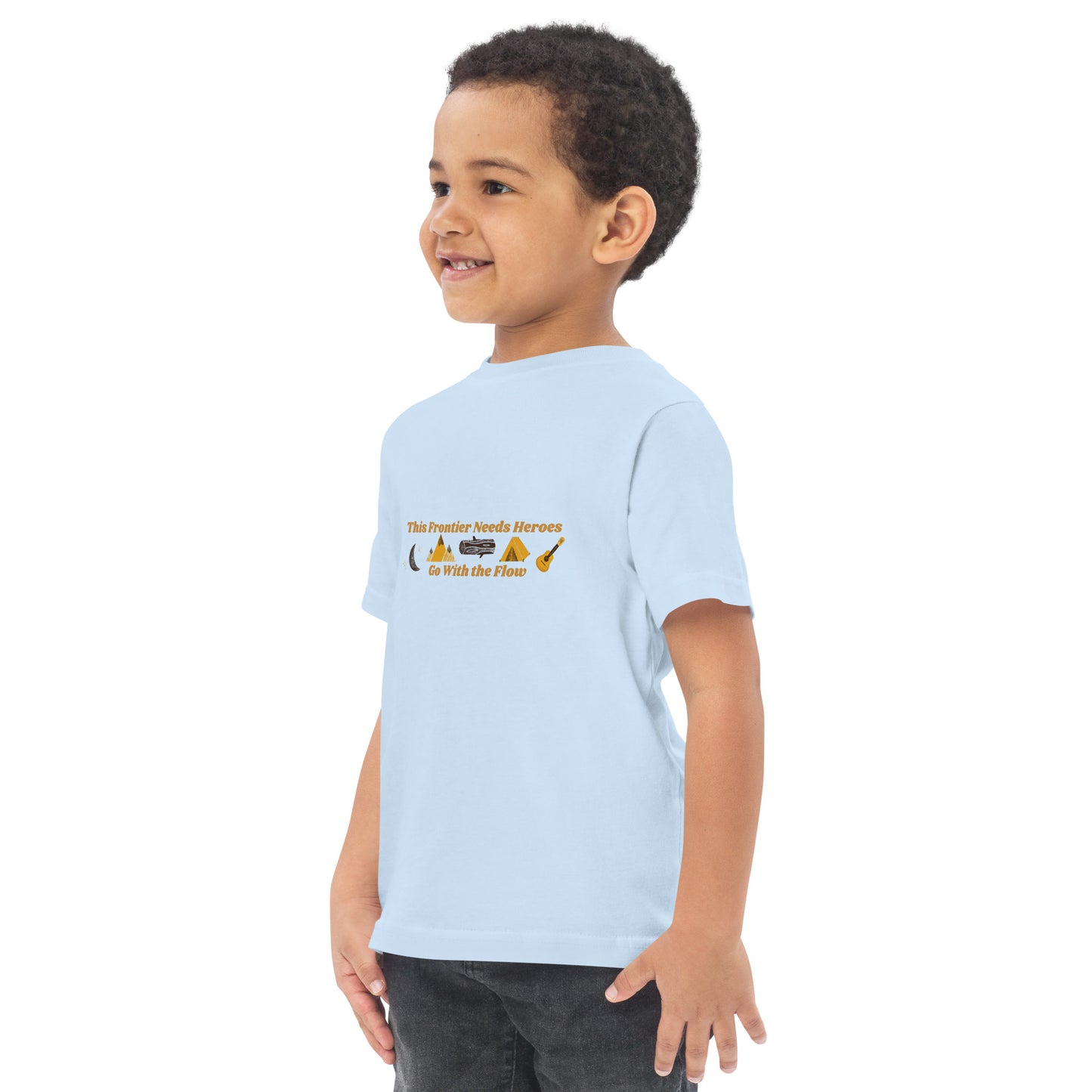 "Go With the Flow" Toddler jersey t-shirt