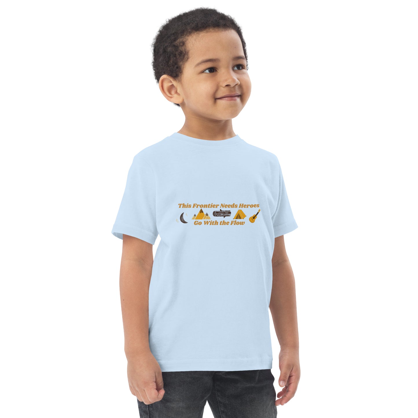 "Go With the Flow" Toddler jersey t-shirt