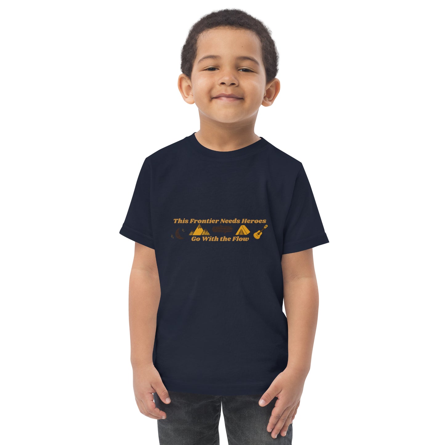 "Go With the Flow" Toddler jersey t-shirt