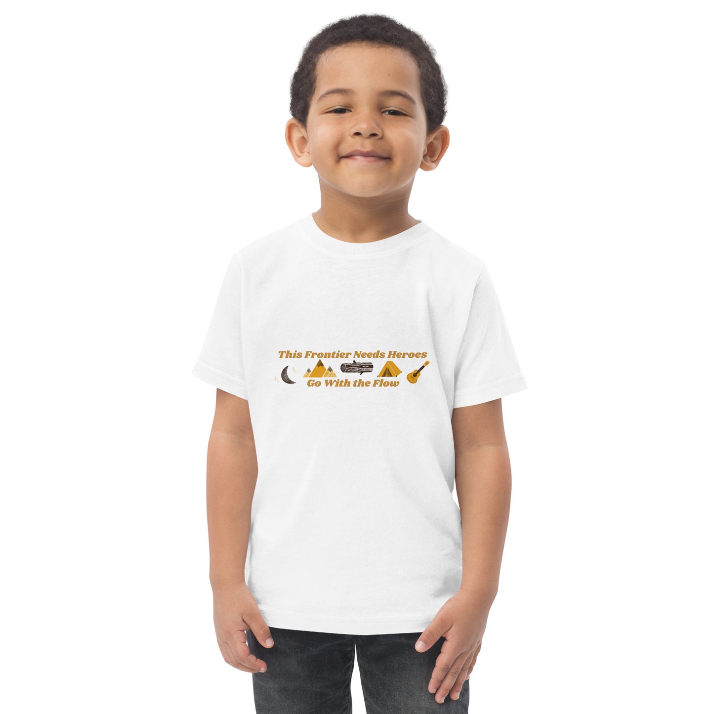 "Go With the Flow" Toddler jersey t-shirt